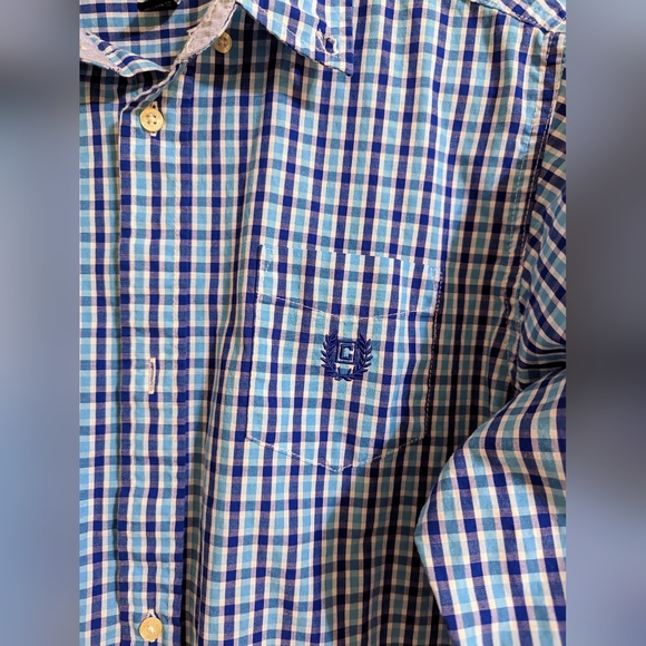 💥 5 for 25 💥 Boys Chaps dress shirt size 18/20 - Picture 3 of 7